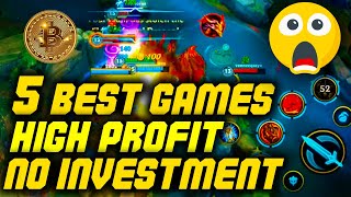 5 Best FREE Play to Earn Crypto NFT Games with ZERO Investment 🤯 [upl. by Esor]