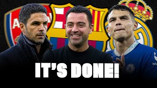 🚨 ARSENAL DEAL DONE XAVI FIRST MOVE THIAGO SILVA BACK NACHO… [upl. by Ennailuj22]