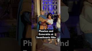 Hunchback of Notre Dame characters at Sweethearts Nite  Disneyland [upl. by Enhpad30]