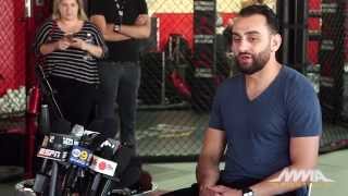 UFC 193 Edmond Tarverdyan Media Day Scrum [upl. by Chip264]