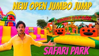 JUMBO JUMP KARACHI  JUMBO SAFARI  NEWLY OPEN AT SARFARI PARK  BIGGEST JUMBO JUMP  NEW VLOG [upl. by Rycca]