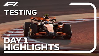 Day 1 Highlights  F1 PreSeason Testing 2024 [upl. by Delly]