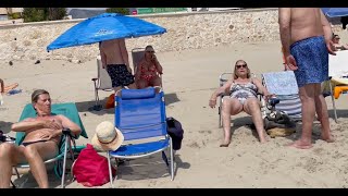 The Essence of Mediterranean Beauty Barcelona Beach Walk in Stunning 4K  Beach Walk 2024🏝️ [upl. by Verner]