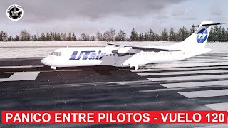 Pilotos entran en pánico al despegar  Utair Aviation 120 [upl. by Wendell]