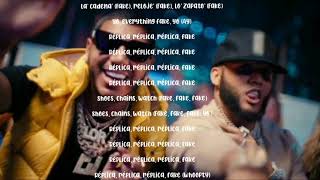 CJ  Réplica FT El Alfa El Jefe  vídeo lyrics letra [upl. by Sorcim]