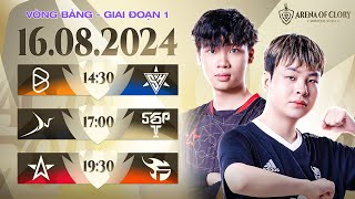 BOX VS SH  BSS VS SGP  1S VS FPT  VÒNG BẢNG ĐTDV MÙA ĐÔNG 2024  NGÀY 1608 [upl. by Weisman]