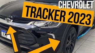 Nova TRACKER 2023 🔥💥  RODA PRETA  ACESSÓRIOS [upl. by Arie808]