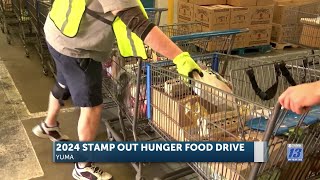 Stamp Out Hunger Food Drive accepting donations [upl. by Anomer]