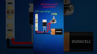 LED Dimmer circuit using MOS FET [upl. by Cynar807]