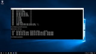 Como utilizar NETSTAT para listar puertos abiertos en Windows [upl. by Ahtanoj]