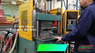 Insert Molding  Overmolding process by FOMTEC Vertical Injection Molding Machine [upl. by Kerat]