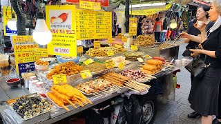 4K Seoul Walk Namdaemun Market Shopping and Street Food Tour Korea  Virtual Walking Tour [upl. by Adal]