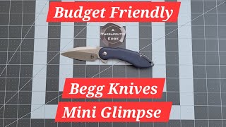 Begg Knives Mini Glimpse review atherapeuticedge DirkWerning [upl. by Brote]