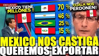 PERUANOS PIDEN EXPORTAR A MEXICO  MEXICO ES UN GIGANTE Y TIENE MUCHO PODER ECONOMICO [upl. by Amelina]