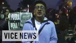 Raw Coverage Protests in Mexico City [upl. by Forbes]