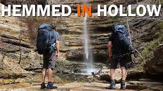 Hemmed In Hollow Backpacking  Hiking And Camping In Ponca Wilderness [upl. by Klemm]