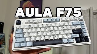 The Only Mechanical Gaming Keyboard You Need  Best Budget Stock 75 Percent  Aula F75 keyboard [upl. by Schwarz921]