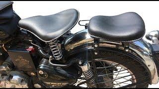 How to Fit Royal Enfield Bullet Electra amp Standard 350500 Kabir SinghArjun Reddy Seats [upl. by Leifer776]