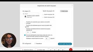 Crear grupos en Webex 1 Breakout rooms [upl. by Llerret]