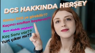 DGS  DGS NEDİR   DGS HAKKINDA HERŞEY  DGS nasıl kazanılır  DGS hakkında bilgi [upl. by Carrew]