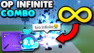 Using The GRAVITY CANE  PORTAL Infinite Combo In Blox Fruits [upl. by Eiral106]