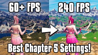 Fortnite Chapter 5 Settings Guide  FPS Boost Colorblind Modes amp More [upl. by Lihka123]