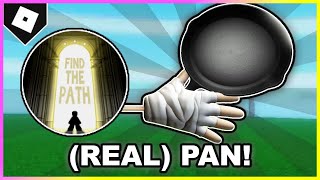 How to ACTUALLY get PAN GLOVE  quotInto the Cryptquot BADGE in SLAP BATTLES ROBLOX [upl. by Ennaitak]