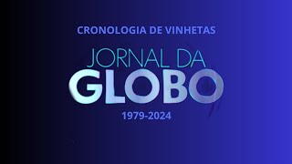 Cronologia de Vinhetas Jornal da Globo 19792024 [upl. by Dulla]