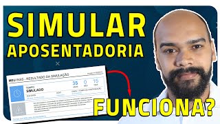 Simulador de APOSENTADORIA do MEU INSS FUNCIONA da para Calcular a aposentadoria [upl. by Polash]