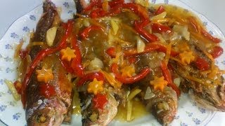 Sweet and Sour Dalagang Bukid  Fish Recipe Filipino Style [upl. by Aivalf]