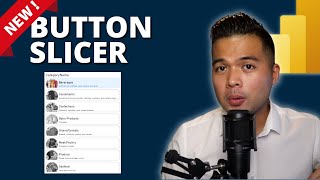 CREATE MODERNLOOKING SLICERS using the new Button Slicer feature  Beginners Guide to Power BI [upl. by Suez]