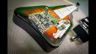 Installing Duesenberg Multibender to Gretsch G5700 Lap Steel [upl. by Dlaner]