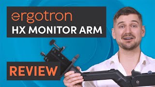 💻 Ergotron HX Monitor Arm  Review amp Assembly [upl. by Lamiv]