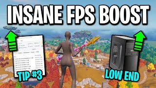 5 Quick Tips To BOOST FPS In Fortnite LowEnd PC ✔️ [upl. by Berta]