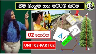 Surveying and levelling AL Biosystems Technology  Unit 03Part 02  BST Sinhala [upl. by Spiegleman]