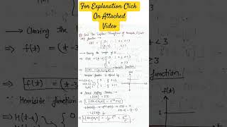 191000 Laplace transform of Heaviside function [upl. by Ellyn]