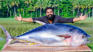 50 Kg  Tuna Fish ThavaFry  ഇത്രക്ക് വലിയ മീനെ പൊരിച്ചുകഴിച്ചാലോ  M4 Tech [upl. by Cortney]