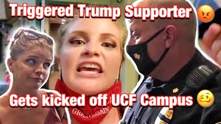 Kaitlin Bennett gets kicked off UCF Campus [upl. by Asilet]