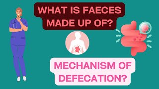 PHYSIOLOGY of Large Intestine and MECHANISM of DEFECATION Crystal clear EXPLAINATION [upl. by Arch283]