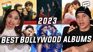 Waleska amp Efra reaction to the BEST INDIAN  Hindi ALBUMS of 2023 [upl. by Lorola761]