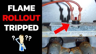 Furnace Flame Roll Out Switch Tripped  How it Works [upl. by Tera]