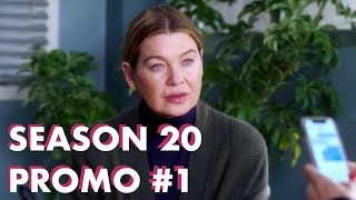 Greys Anatomy Promo 1 quotSeason 20  March 14quot HD [upl. by Ferriter]