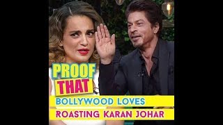 Proof That Bollywood Loves Roasting Karan Johar KWK  MissMalini [upl. by Cindie]