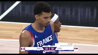 France vs Serbia Full Game Highlights Warm Up Olympics Game Paris 2024 [upl. by Niccolo132]