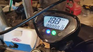 Universal digital speedometer review and install guide [upl. by Allenod]