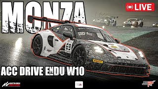 ACC DRIVE Endurance SPLIT 3  3h Monza LIVE 🏁 [upl. by Nyer679]