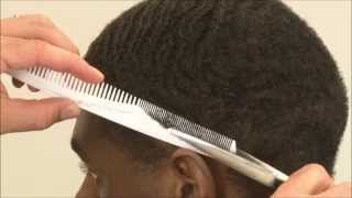 Scissor Over Comb  Barber Shear Over Comb [upl. by Littell]