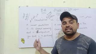 Denotation vs Connotation Aiou code 1424 Final guess paper [upl. by Hill]