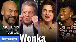 Wonka Cast Recall Hugh Grants Oompa Loompa Dance  Around the Table  Entertainment Weekly [upl. by Scammon]