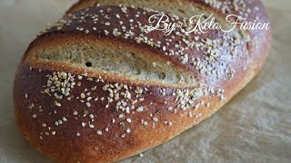 Low Carb Hemp Seed Loaf Without Baking Pan  Keto Hemp Seed Bread [upl. by Avek]